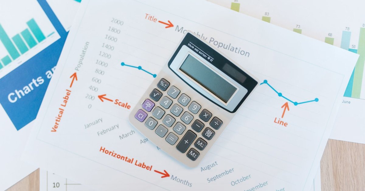 Calculator resting on printed charts and financial reports, the line-by-line math behind reading a software quote